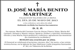 José María Benito